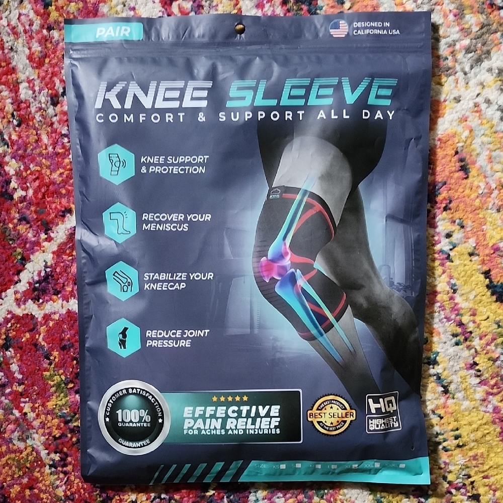 Modvel Compression Knee Brace 2-Pack Knee size XL unisex NWT